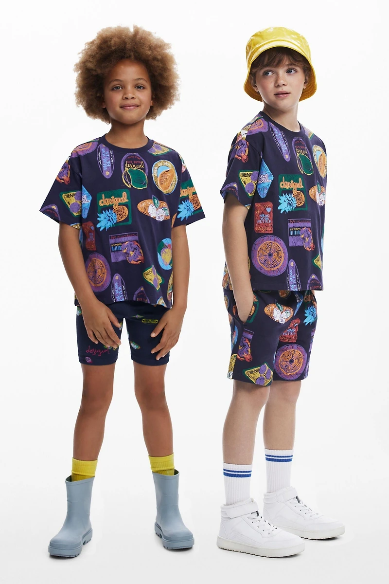 Desigual Boys Boys's Short-sleeve stamp T-shirt