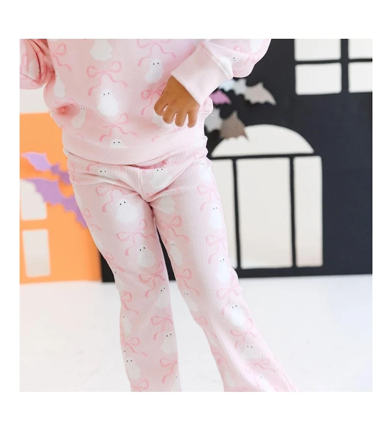 Sweet Wink Toddler Girls Coquette Ghost Halloween Flare Legging