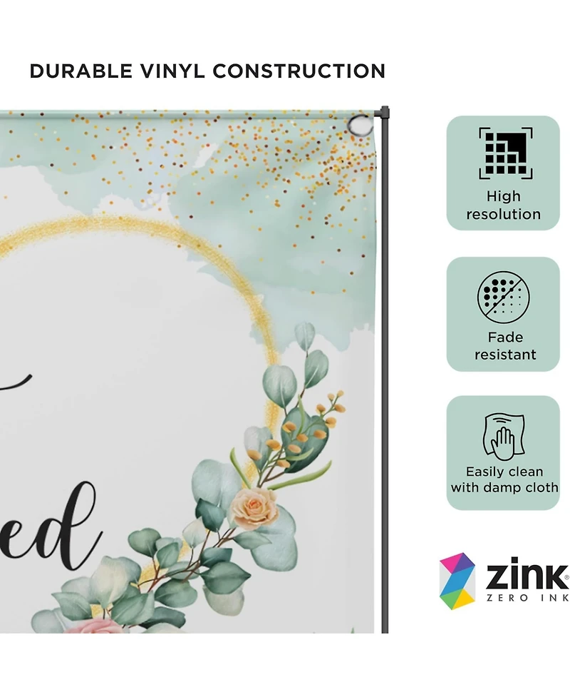 Zink Wedding Photo Backdrop