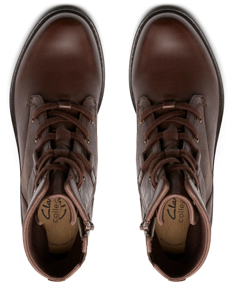 Clarks Collection Women's Hearth Parker Block Heel Booties