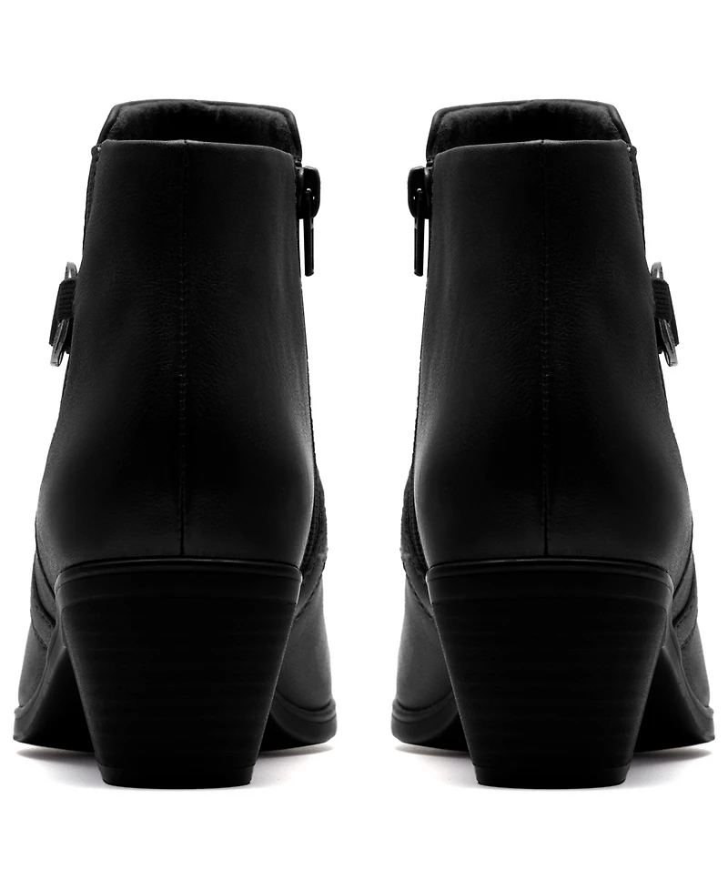 Clarks Collection Women's Emily2 Henley Wedge Booties