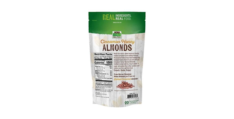 Now Foods Cinnamon Honey Almonds ,12 Oz