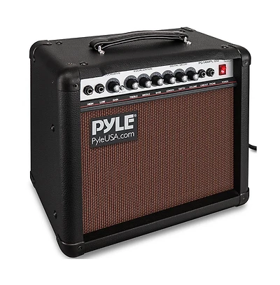 Portable Electronic Guitar Amplifier - 8'' High-Definition Speaker with Volume, Bass, Treble Controls