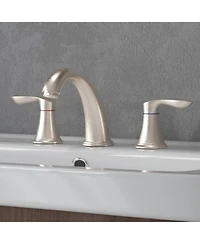 gaomon Bathroom Sink Faucet, 8 Inch Widespread Bathroom Faucet with 2 Lever Handles