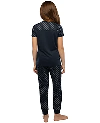 Harry Potter Girls H Is For Gryffindor 2PC Short-Sleeve Shirt Pajama Pant Set