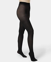 Hue Women's Faux Textured Knee Tights