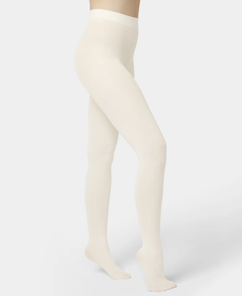 Hue Women's Faux Textured Knee Tights