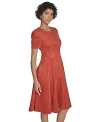Calvin Klein Women's Fit and Flare Short Dress