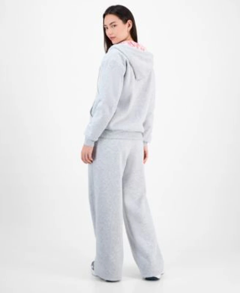 Ultra Flirt Juniors Full Zip Faux Fur Lined Hoodie Faux Fur Lined Sweatpants