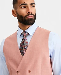 Tayion Collection Men's Classic-Fit Rust Solid Suit Separates Vest