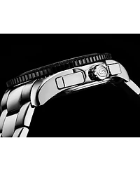 Stuhrling Men's Monaco Silver-tone Stainless Steel, Green Dial, 47mm Round Watch