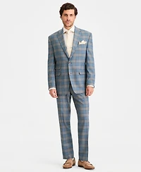Tayion Collection Men's Classic-Fit Plaid Suit Separate Jacket