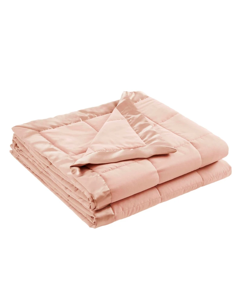 Madison Park Windom Lightweight Down Alternative Satin Trim Blanket