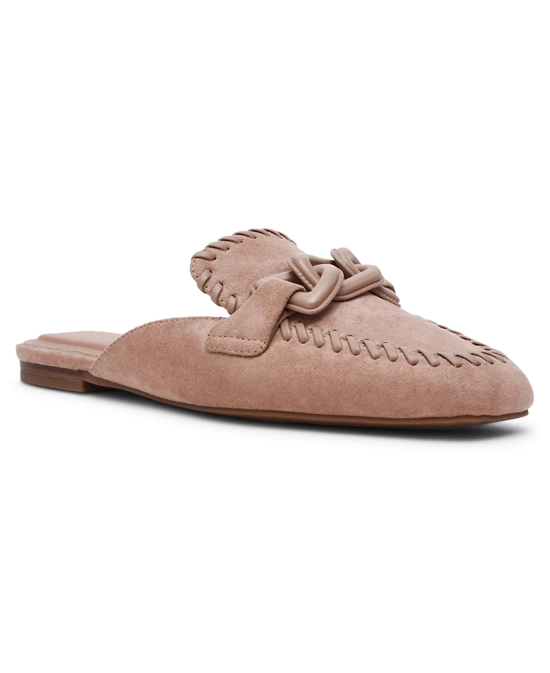 Anne Klein Women's Alora Square Toe Slip On Mules
