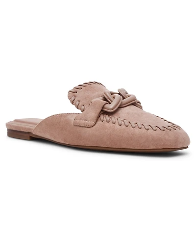 Anne Klein Women's Alora Square Toe Slip On Mules
