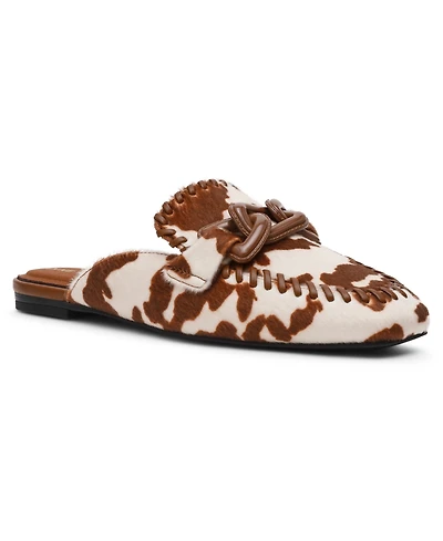 Anne Klein Women's Alora Square Toe Slip On Mules