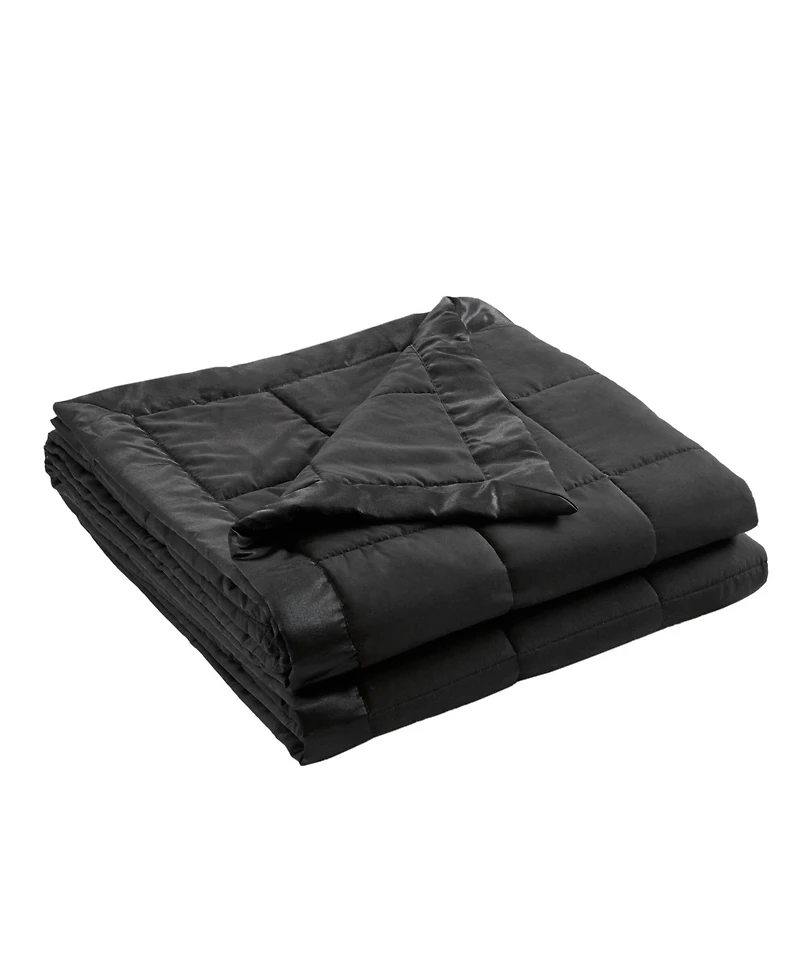 Madison Park Windom Lightweight Down Alternative Satin Trim Blanket