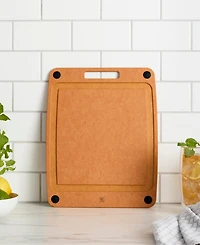 Zwilling Plant Fiber 14x11.25" Natural with Juice Grooves and Silicone Feet Cutting Board