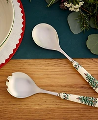 Spode Christmas Tree Salad Servers, Set of 2
