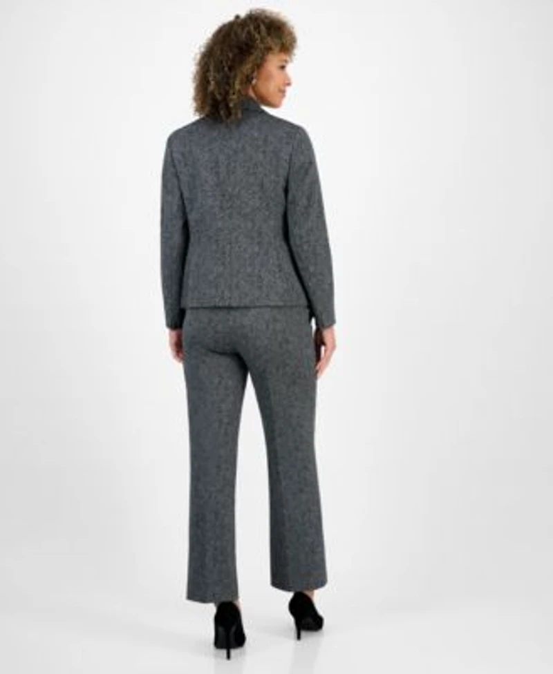 Kasper Womens Herringbone Jacket Pants