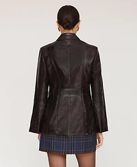 Avec Les Filles Women's Notch Collar Flared Jacket