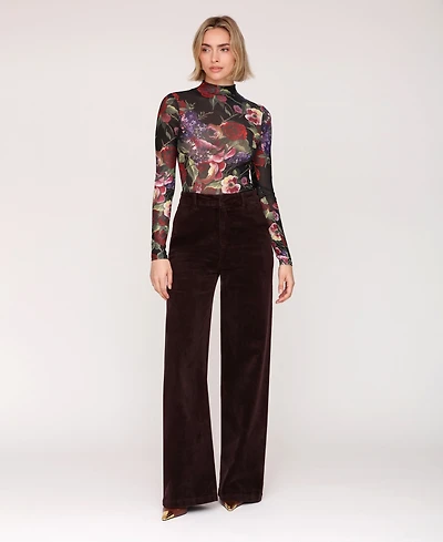 Avec Les Filles Women's Wide Leg Trousers