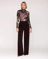 Avec Les Filles Women's Wide Leg Trousers