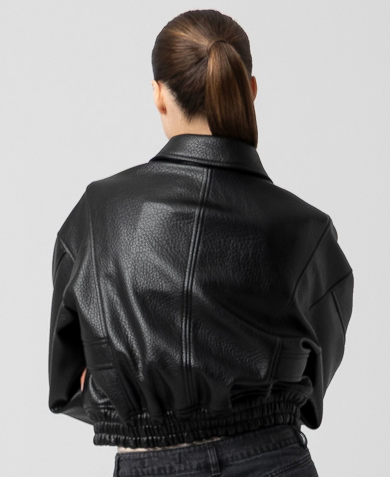 Blank Nyc Women's Solid Bomber Jacket