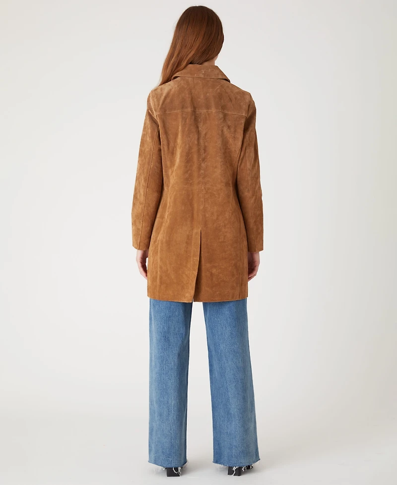 Blank Nyc Women's Collared Trench Coat