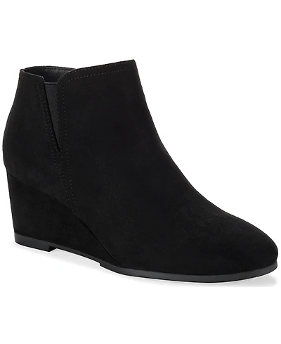 Style & Co Women's Poppyy Wedge Heel Booties, Macy's Exclusive