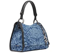 Karl Lagerfeld Paris Luciene Denim Shoulder Bag