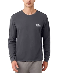 Lacoste Men's Exclusive Crocodile Waffle-Knit Thermal Shirt