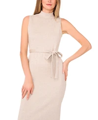 Vince Camuto Women's Mock Neck Sleeveless Dress