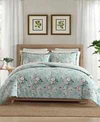 Laura Ashley Rosemoore Face Cotton Comforter Set