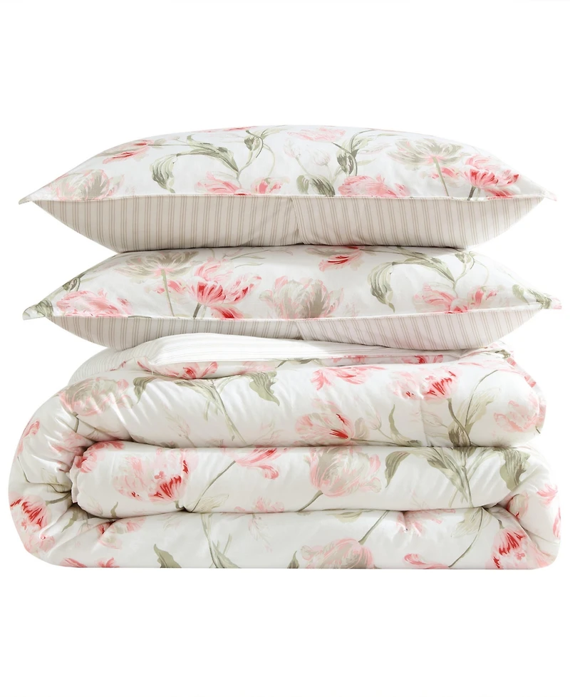 Laura Ashley Gosford Cotton 7-Pc. Comforter Set, King