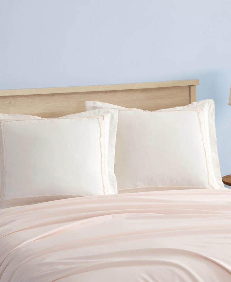 Laura Ashley Mila Solid Linen Sham, European