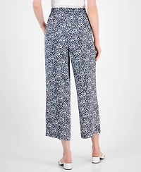 Tommy Hilfiger Women's Floral Drawstring-Waist Pants