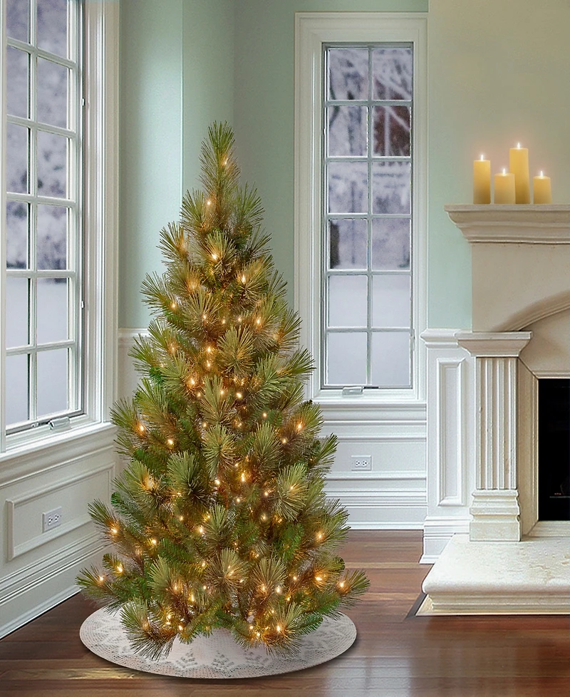 National Tree Company 4.5 ft. Pre-Lit Charleston Pine Hinged Tree