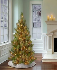 National Tree Company 4.5 ft. Pre-Lit Charleston Pine Hinged Tree