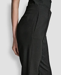 Dkny Women's Fit and Flare Mid Rise Trousers