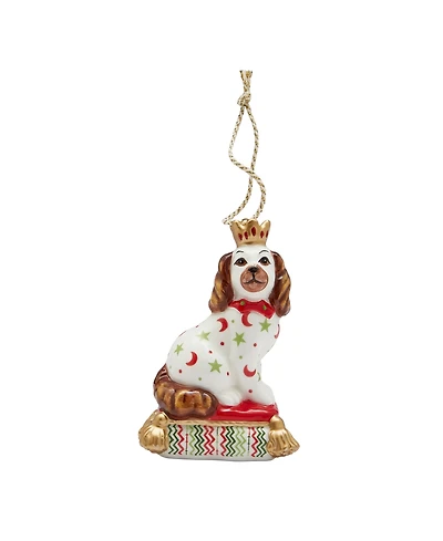 Spode Kit Kemp Christmas Staffordshire Dog Ornament