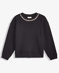 On 34th Women's Embellished Crewneck Sweatshirt, Macy's Exclusive