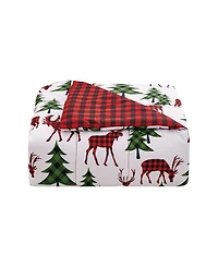 Sunham Plaid Deer Reversible 3-Pc. Comforter Sets