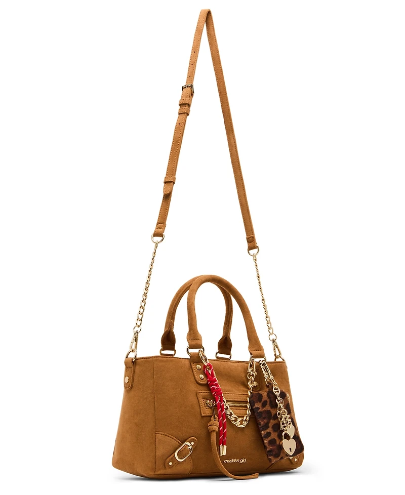 Madden Girl Violett Small Zipper Satchel Bag