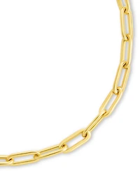 Sterling Forever Silver Dainty Paperclip Chain Bracelet