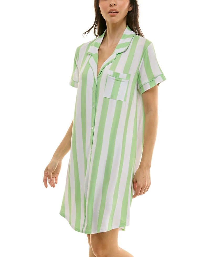 Derek Heart Women's Printed Sleepshirt