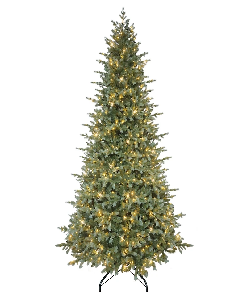 Puleo 9' Pre-Lit Linden Fir Artificial Tree with Dual-Color Led Lights