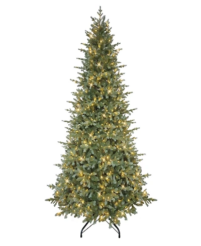 Puleo 9' Pre-Lit Linden Fir Artificial Tree with Dual-Color Led Lights