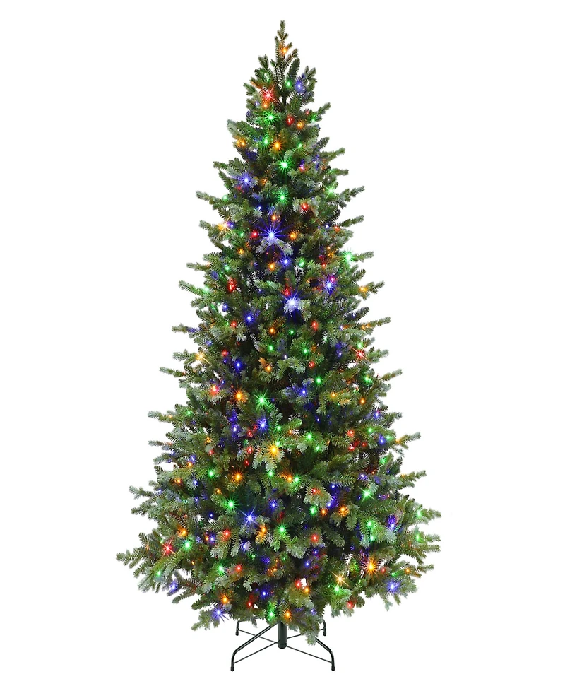Puleo 6.5' Pre-Lit Linden Fir Artificial Tree