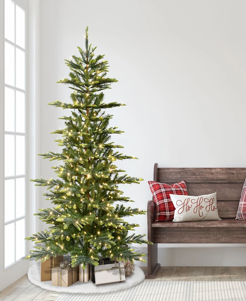 Puleo 6.5' Pre-Lit Artificial Fir Tree with Dual-Color Led Lights